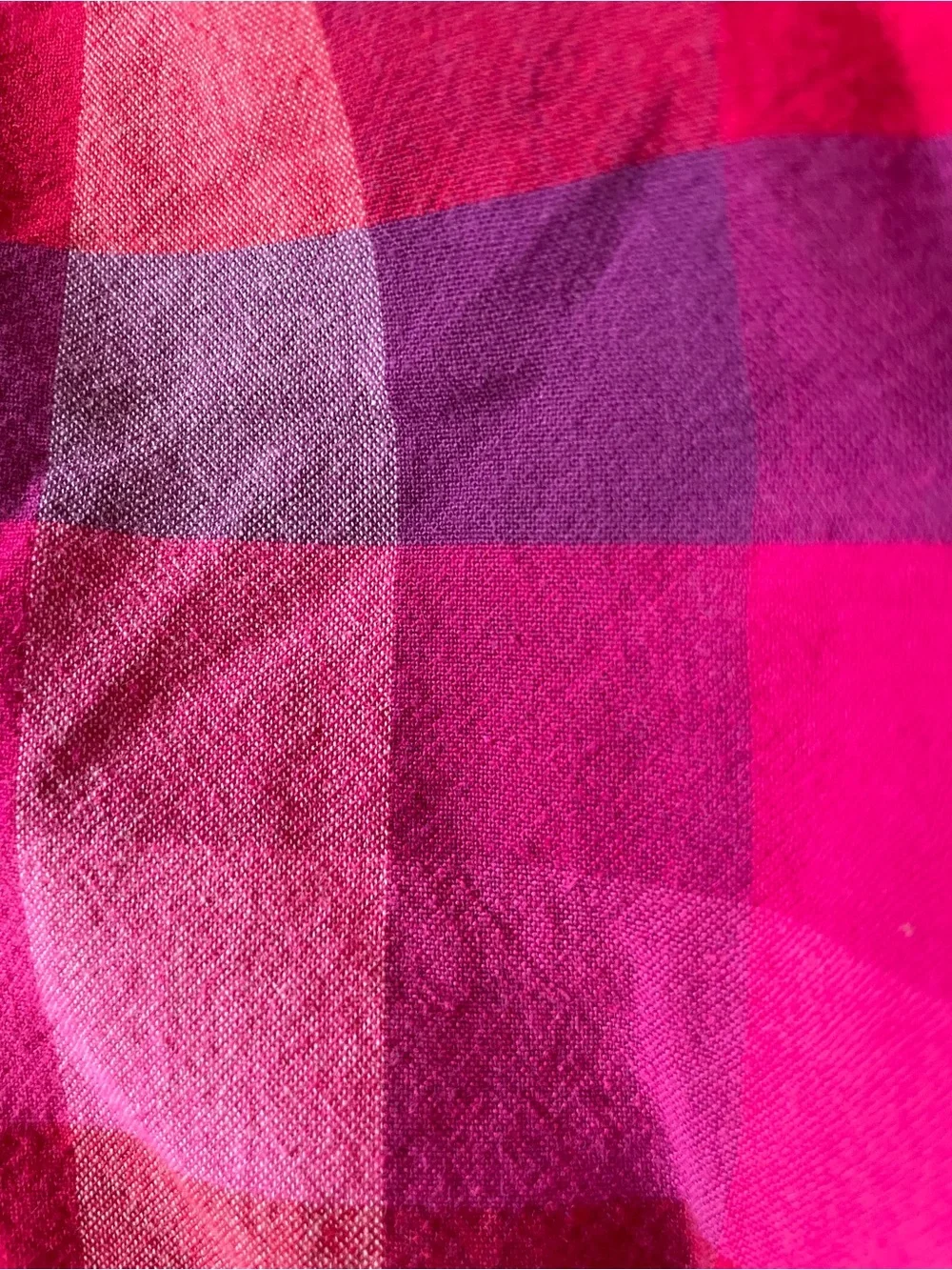 Old Navy Pink & Magenta Plaid Button-Front Dress EUC 2T Girls Y2K 2010’s Era